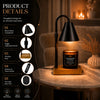 Modern Dimmable Candle Warmer Lamp